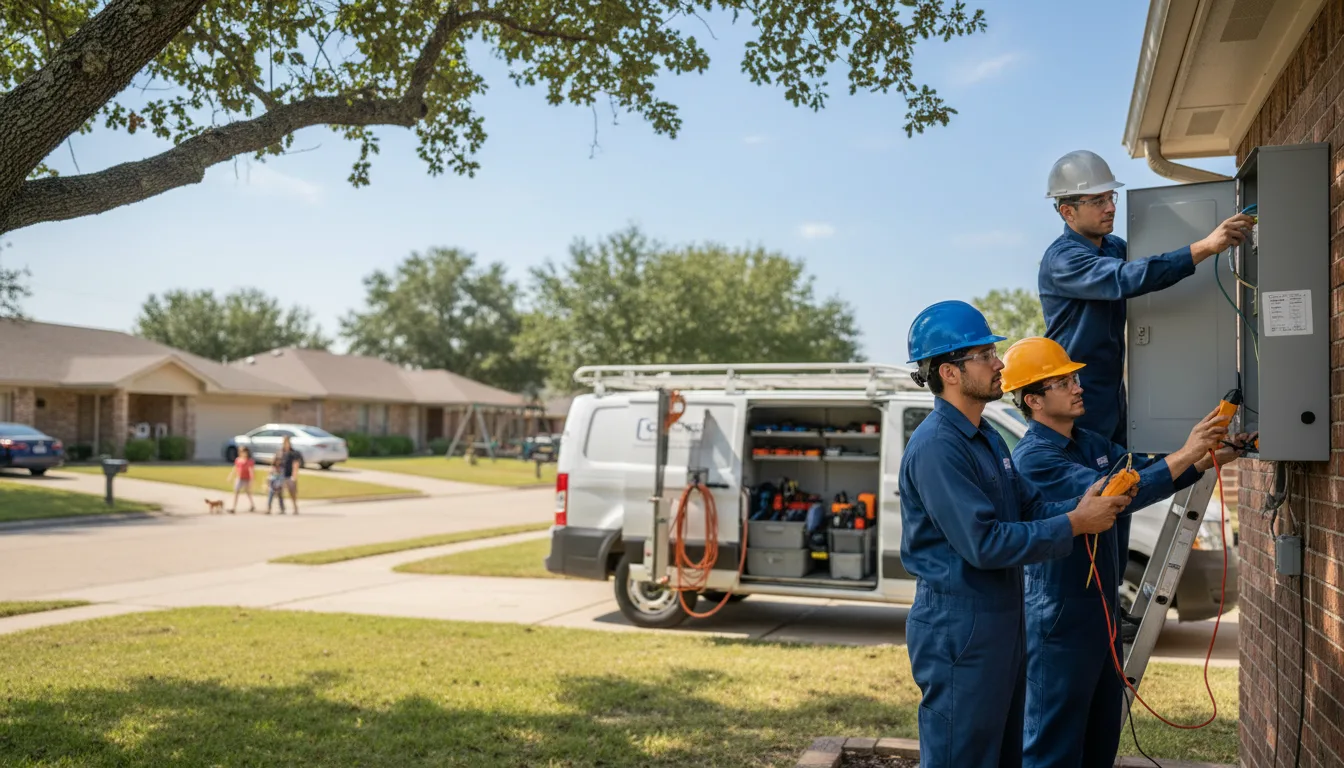Certified electrician providing emergency electrical services in Dublin, IN